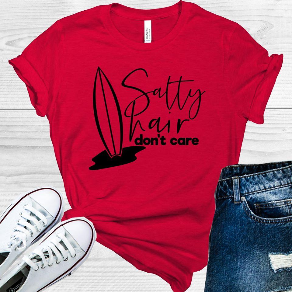 Salty Hair Don't Care Graphic Tee product image 1
