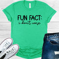 Fun Fact I Don't Care Graphic Tee product image 1
