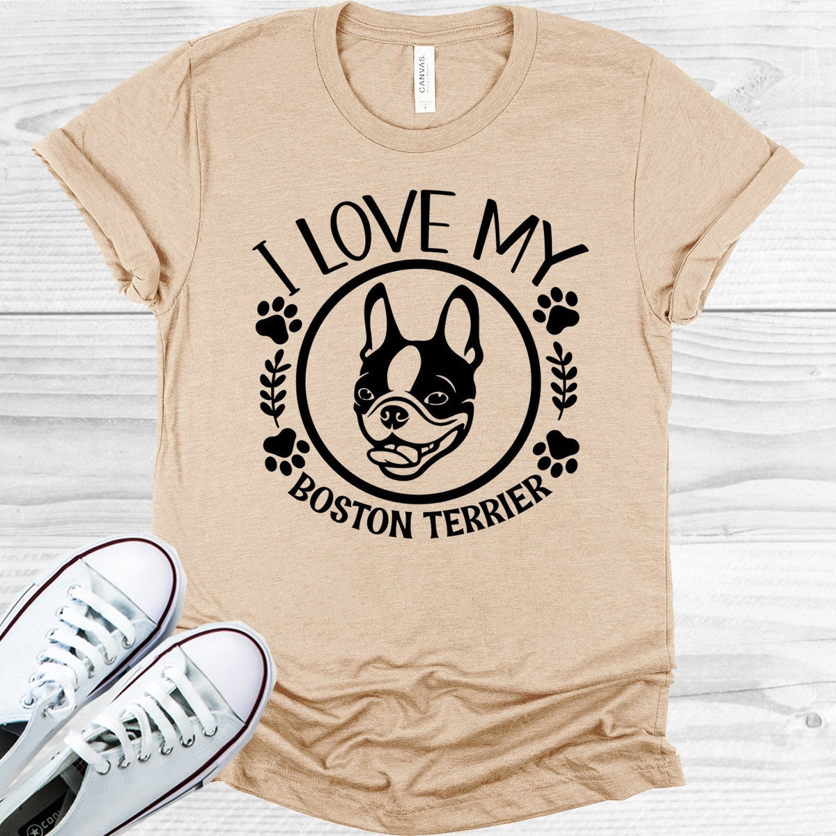 I Love My Boston Terrier Graphic Tee product image 1