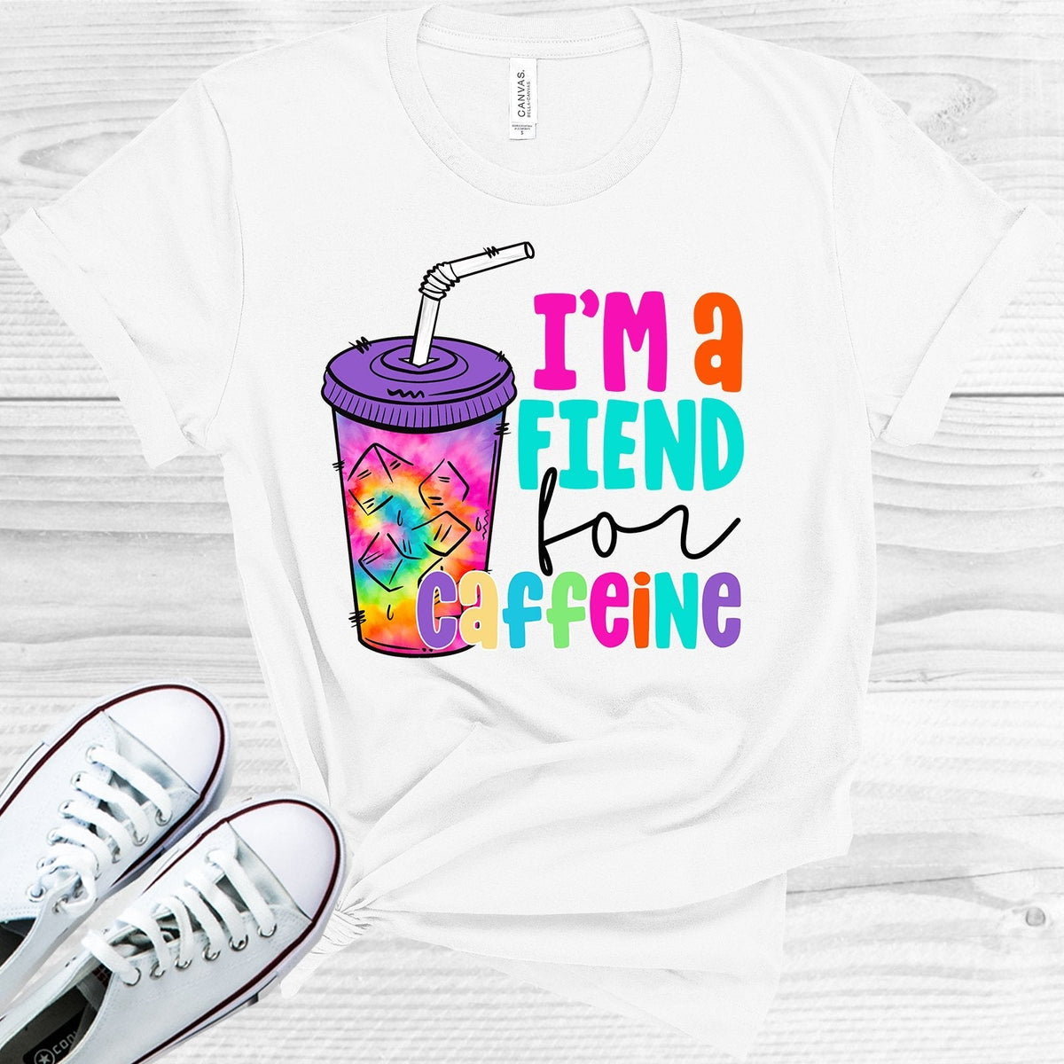 I'm a Fiend for Caffeine Graphic Tee product image 1