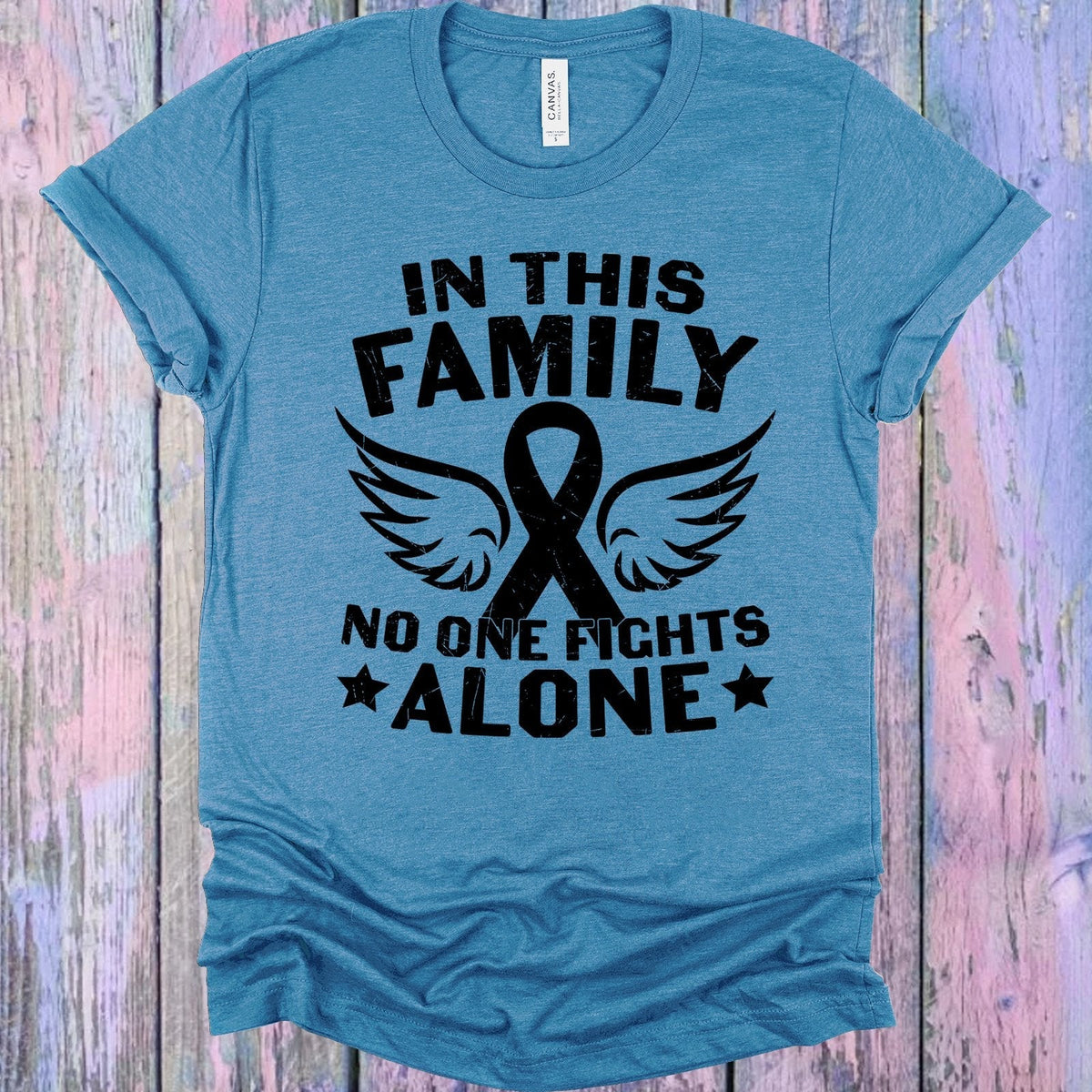 In This Family No One Fights Alone Graphic Tee product image 1