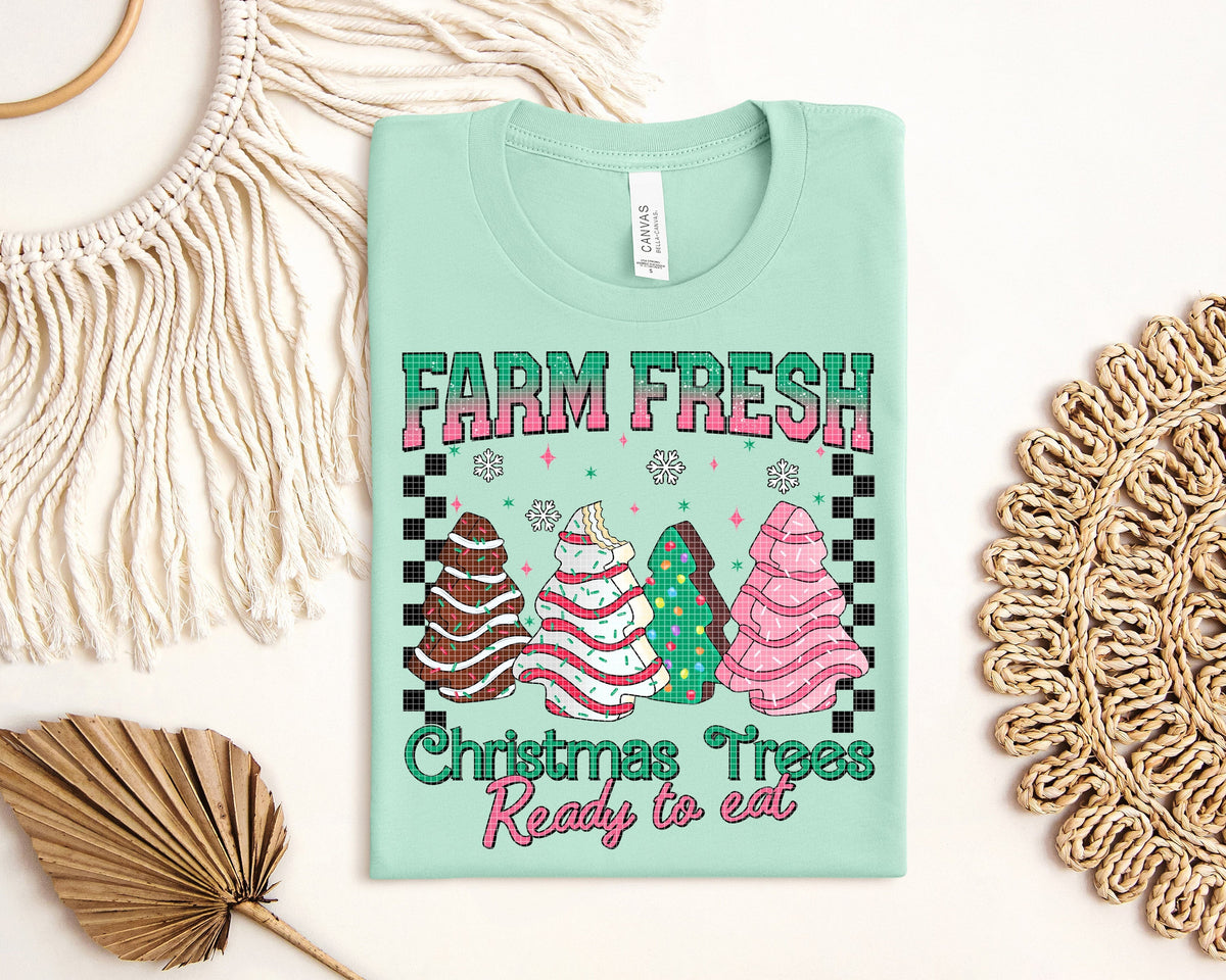 Farm Fresh Christmas Trees Graphic Tee product image 1