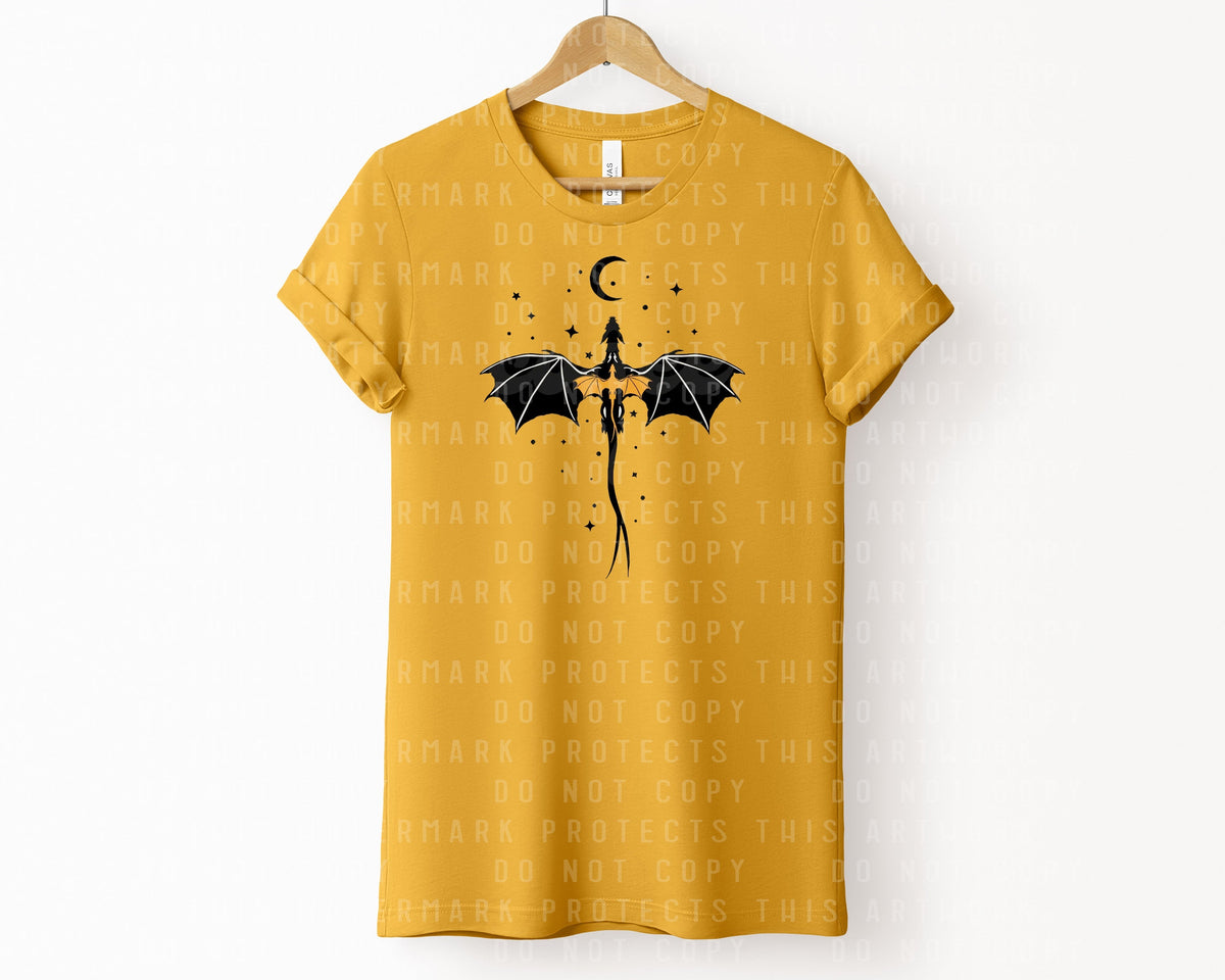 Fourth Wing Dragon Graphic Tee product image 1