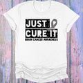 Just Cure It Brain Cancer Awareness Graphic Tee product image 1