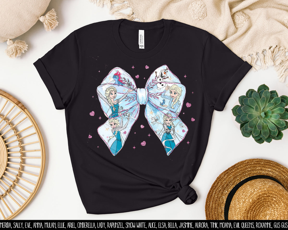 Elsa Coquette Bow Graphic Tee product image 1