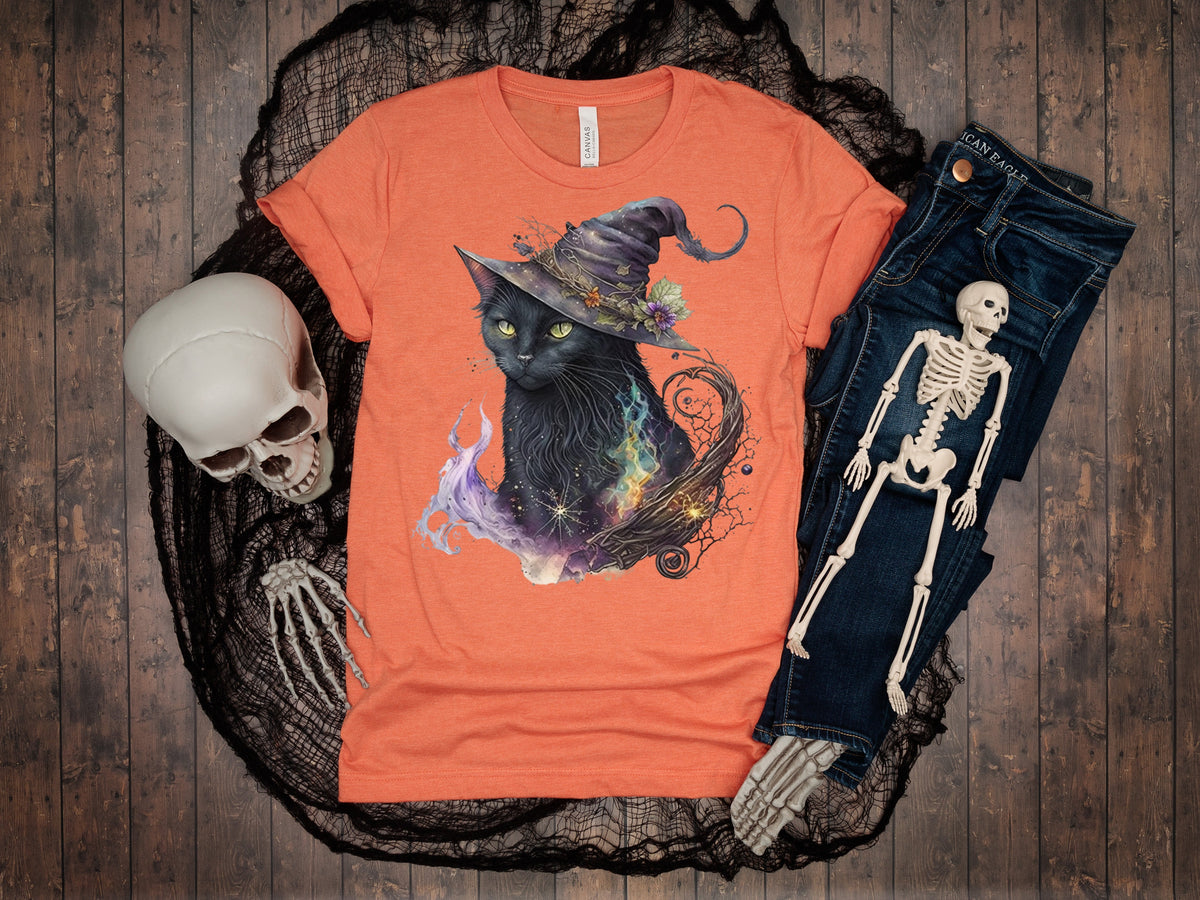 Pastel Witch Cat Graphic Tee product image 1