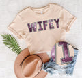 Glitter Wifey Faux Embroidery Graphic Tee product image 1