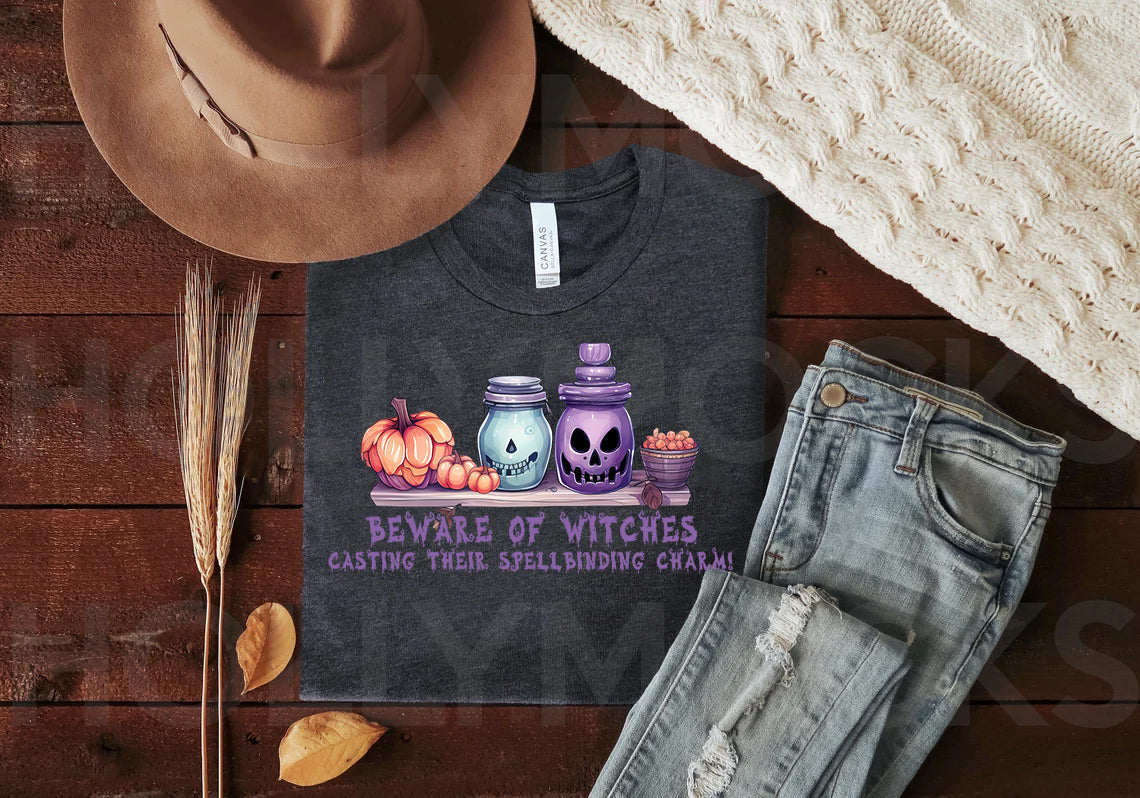 Beware of Witches Graphic Tee product image 1