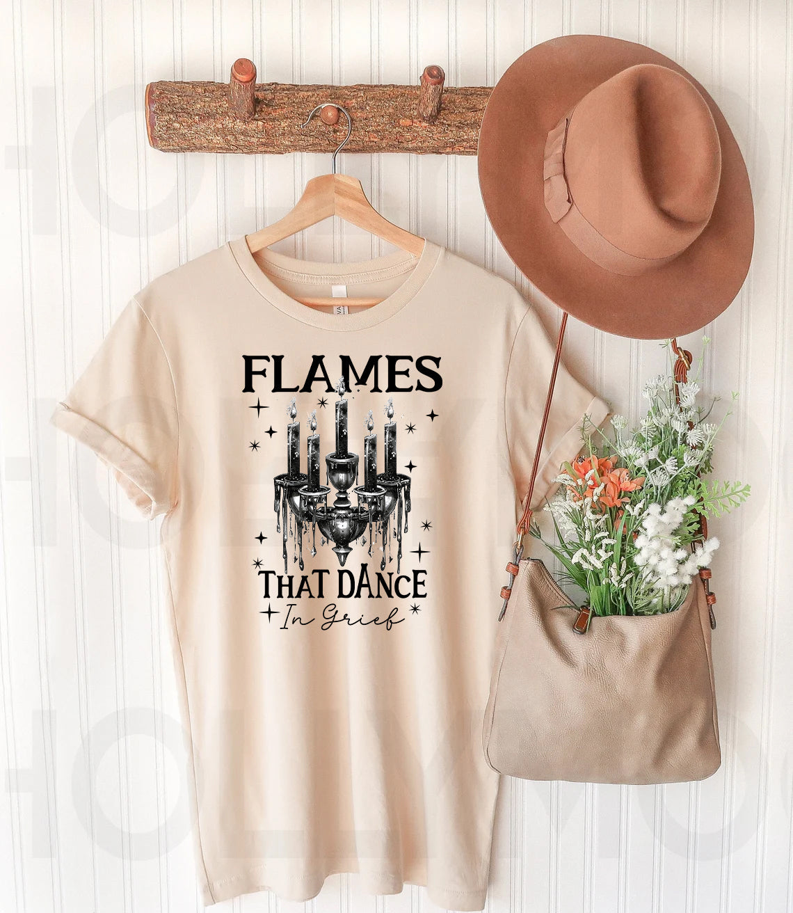 Flames That Dance in Grief Graphic Tee product image 1