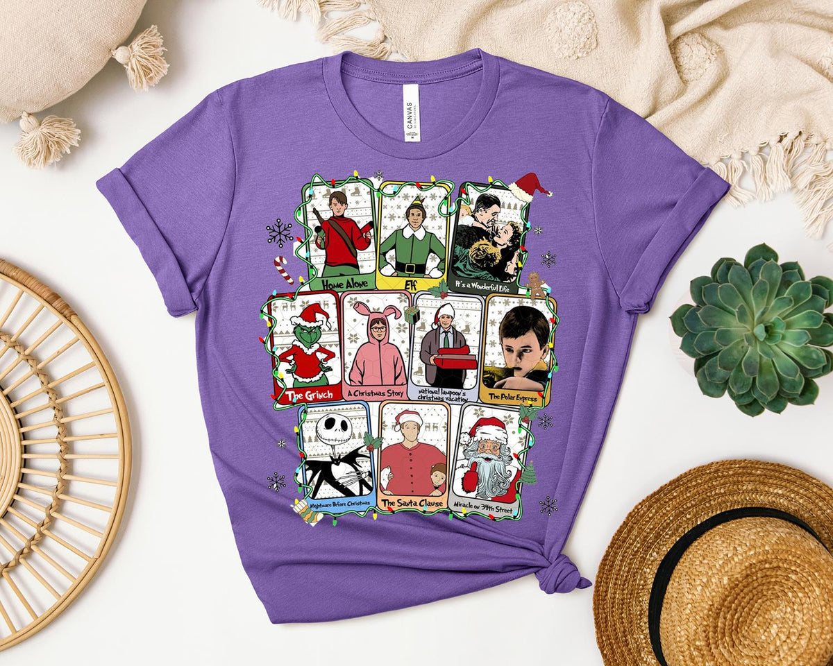 Christmas Movies Tarot Graphic Tee product image 1