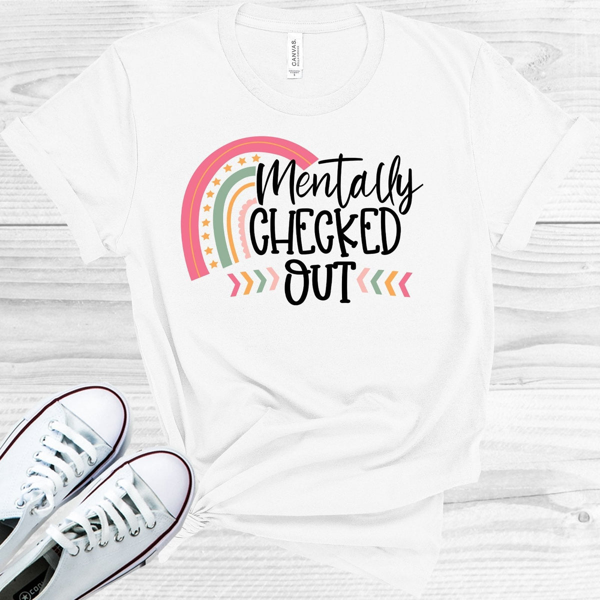 Mentally Checked Out Graphic Tee product image 1