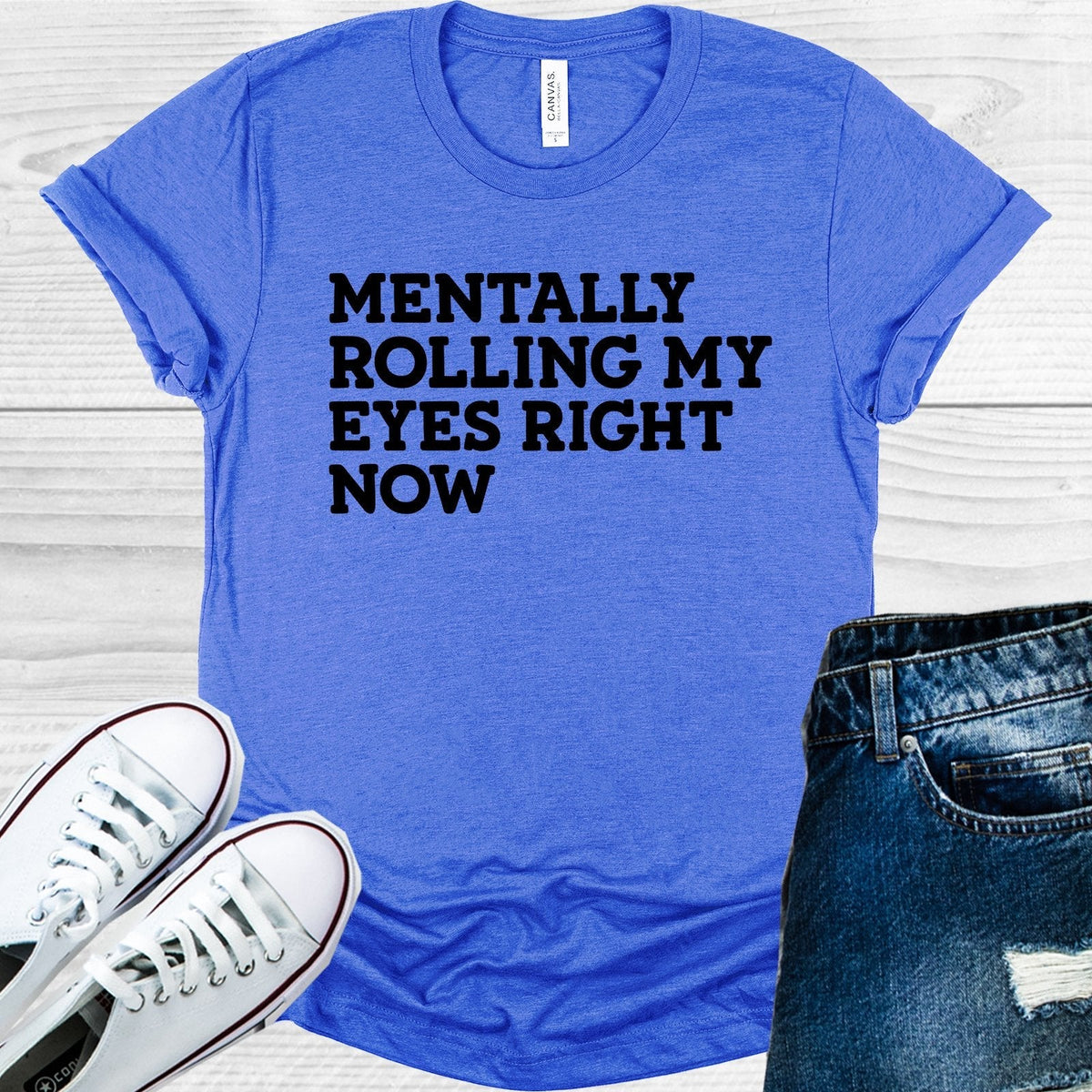 Mentally Rolling My Eyes Right Now Graphic Tee product image 1