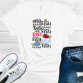 One Fish Two Red Blue Graphic Tee product image 1