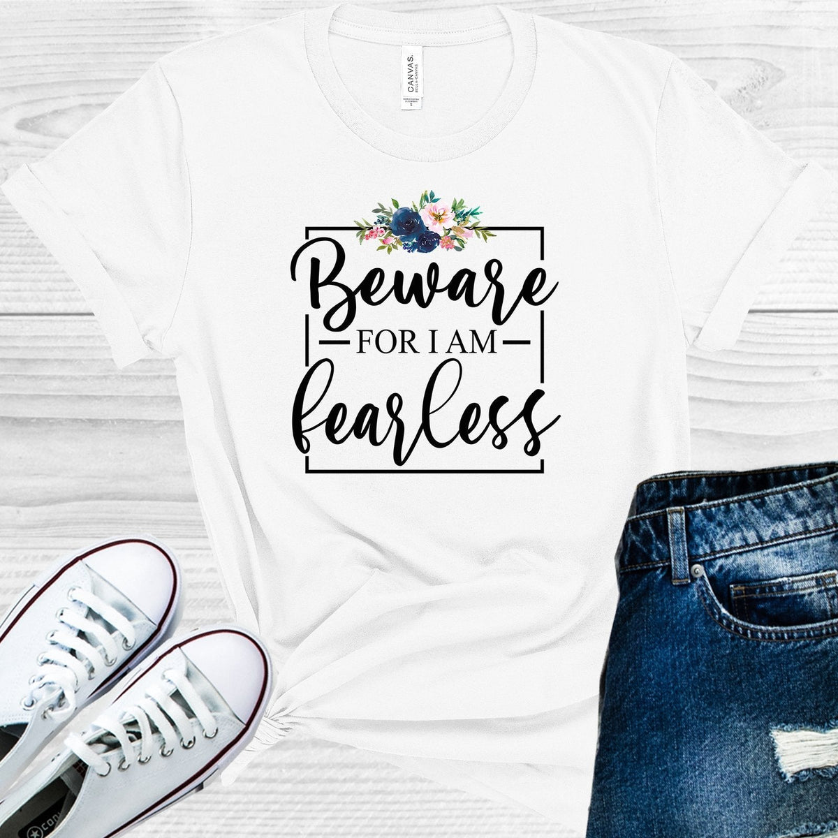 Beware For I am Fearless Graphic Tee product image 1