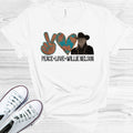 Peace Love Willie Nelson Graphic Tee product image 1