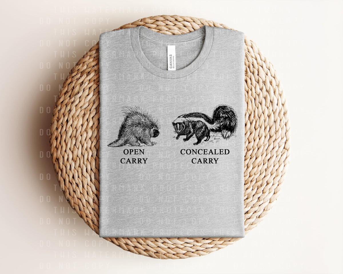 Open Carry Concealed Graphic Tee product image 1