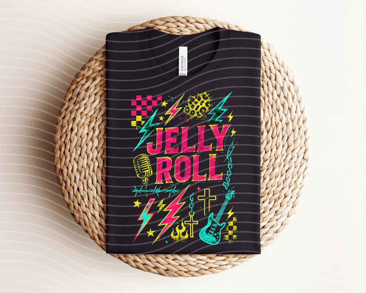 Jelly Roll Neon Graphic Tee product image 1