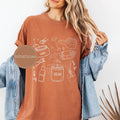 Esthetician Doodle Icons Graphic Tee product image 1