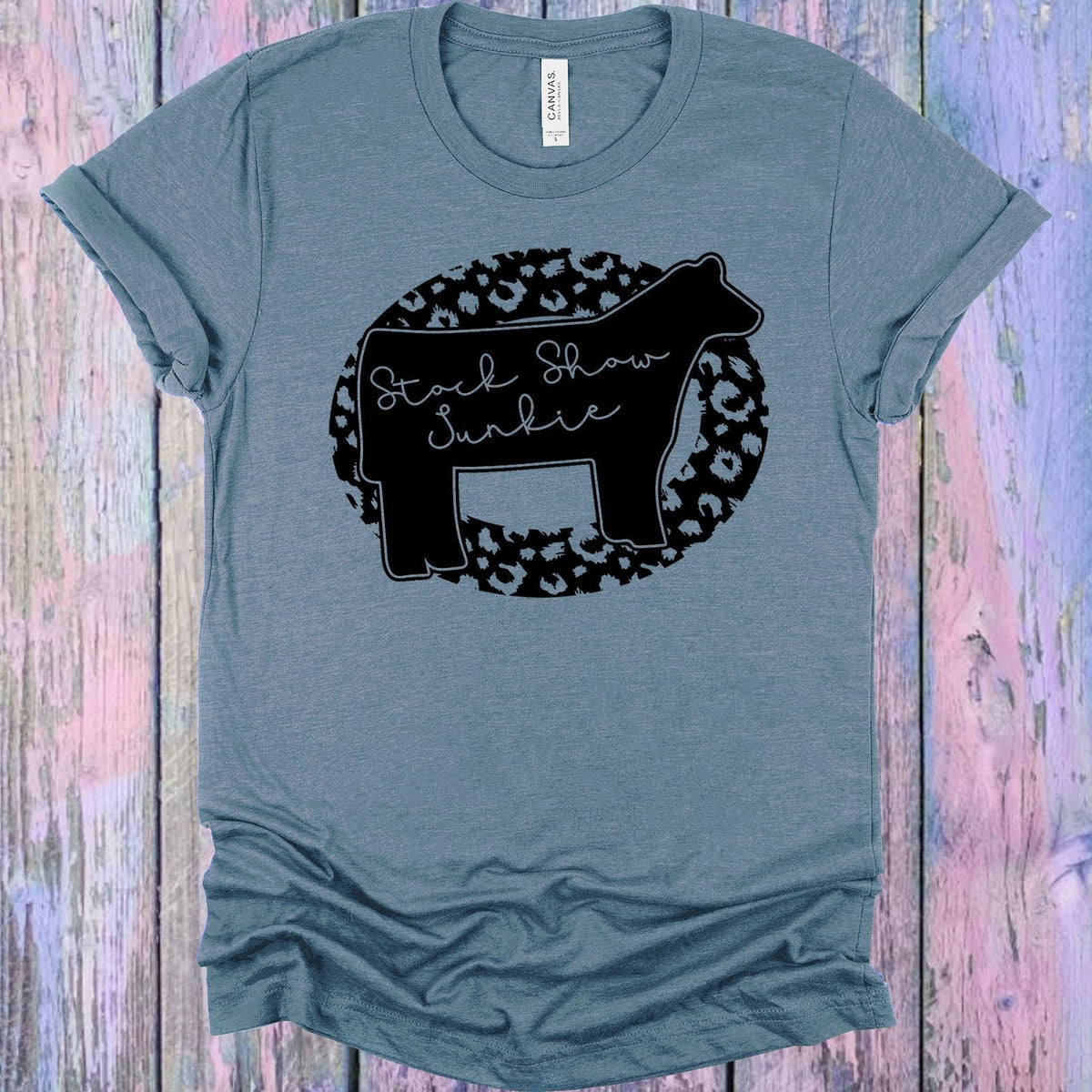 Stock Show Junkie Cow Graphic Tee product image 1