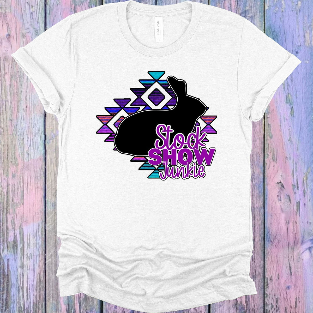 Stock Show Junkie Rabbit Graphic Tee product image 1