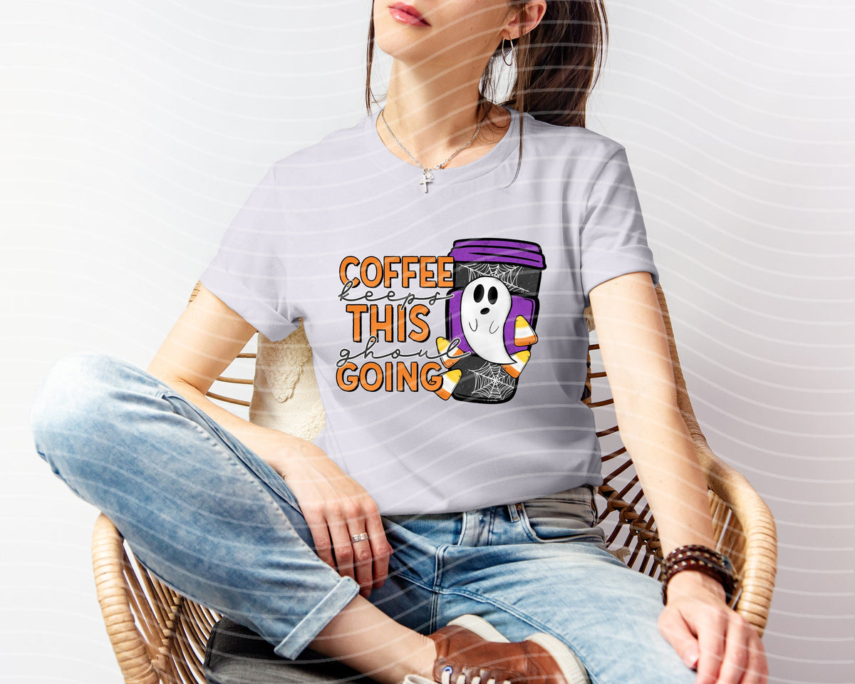 Coffee Keeps This Ghoul Going Graphic Tee product image 1
