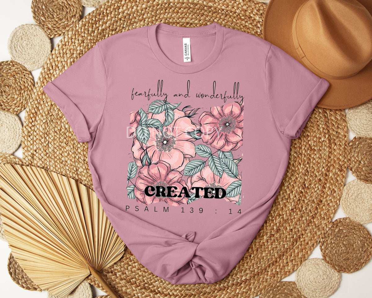 Fearfully and Wonderfully Created Graphic Tee product image 1