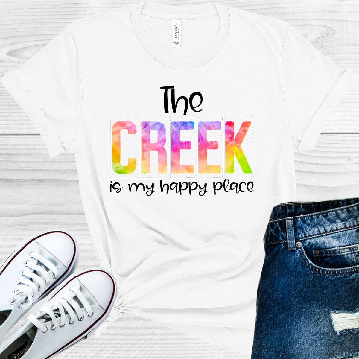 The Creek is My Happy Place Graphic Tee product image 1