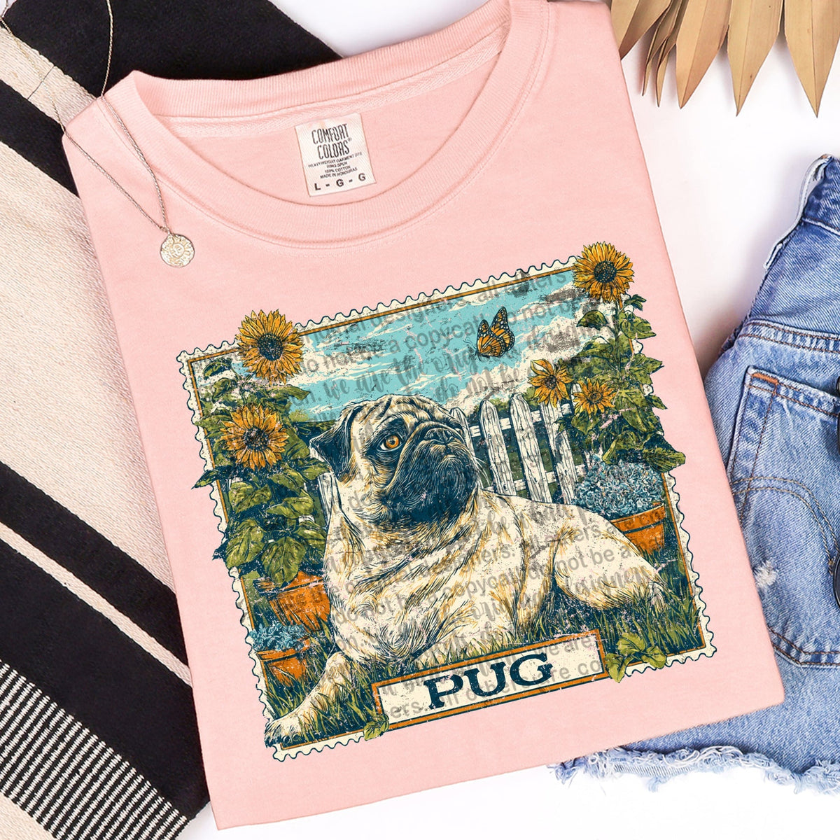 Pug Graphic Tee product image 1