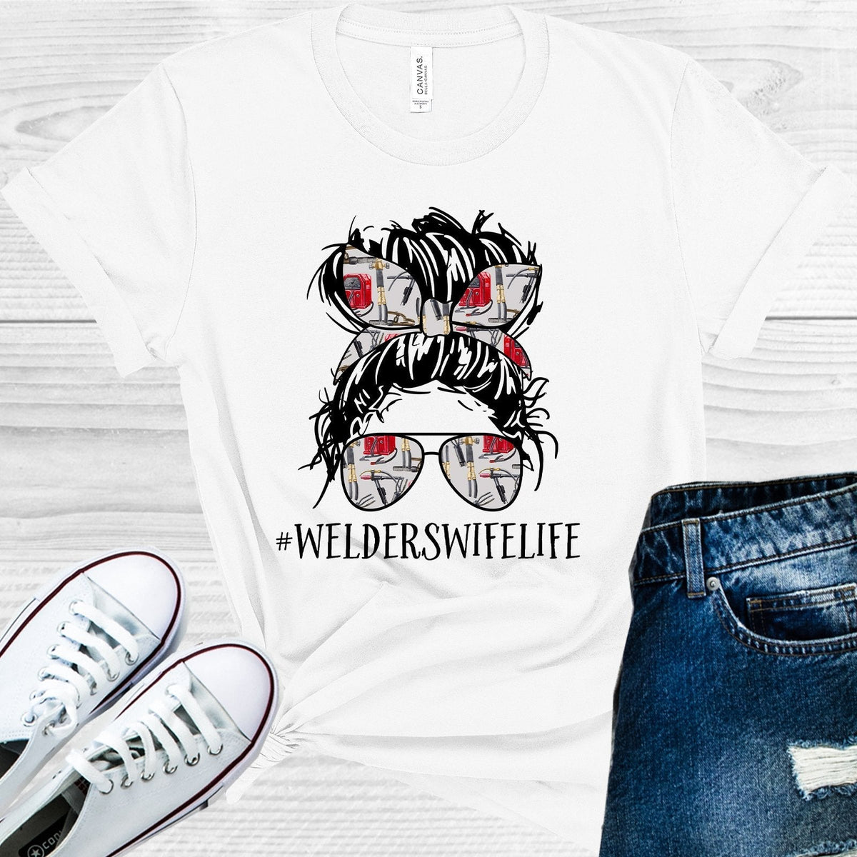 Welders Wife Life #welderswifelife Graphic Tee product image 1